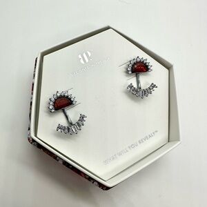 Bomb Party Jan 2026 Jacket Earrings ER21681 No Flash Required Garnet in Hematite